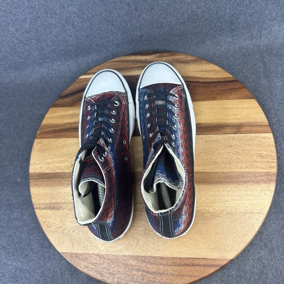 Converse All Star High Top Lace FlyKnit Woven Knit Mens Sz 11 Womens 13 148527C - Picture 8 of 11